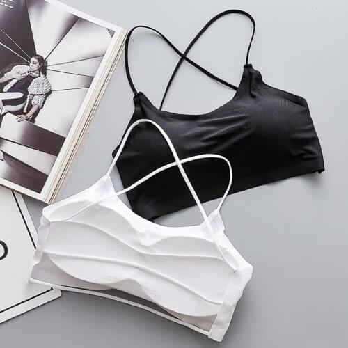 Women Wireless Padded Seamless Bra Strap Padded Bras Summer Bralette Sexy Lingerie Underwear ropa interior femenina белье женско