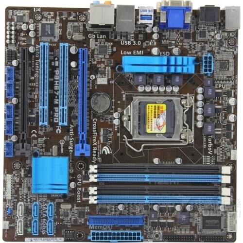 For Asus P8H67-M PRO Desktop Motherboard H67 Socket LGA 1155 i3 i5 i7 DDR3 32G u ATX UEFI BIOS Original Used Original Mainboard