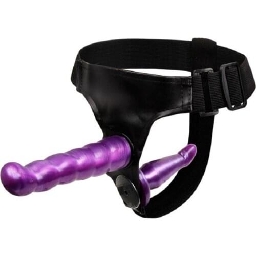 Double dildo Sex Toys for Gay Brief Strap-on Dildos Dongs Strap Ons Harness Vibrating panties strapon sex products