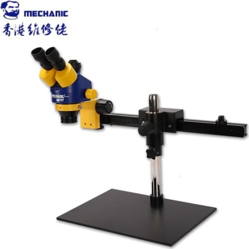 Mechanic Mobile Phone Repair HD MC75T-L3 Stereoscopic Trinocular Microscope Two-Way Slide Continuous Zoom Adjustable Microscope