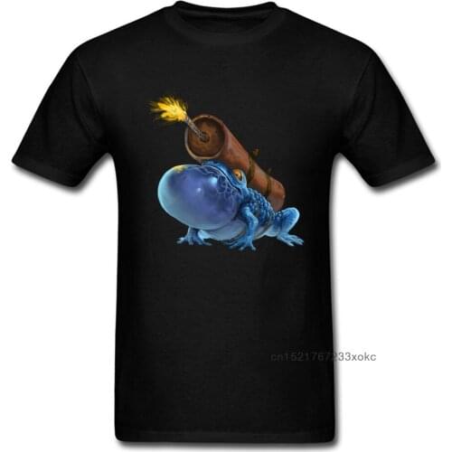 2018 A Toad Print On Men Black T-shirt Unique Design Male Short Sleeve Cartoon Printing Cool Group Tee Shirts