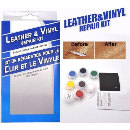 Sofa Leather Vinyl Repair Kit DIY Rips Burns Car Seats Sofa Cracks Leather Coats Hole Scratch Rips Household Leather Repair Tool