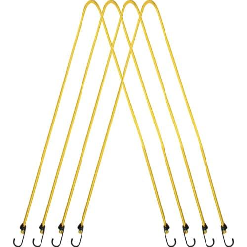 Set of 4 Strong Elastic Bungee Rope Shock Cord Lightweight Luggage Strap