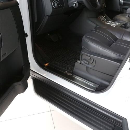 Stainless Steel Inside Door Sill Scuff Plates Cover Trim For Land Rover Discovery 4 2010-2016 Car Accessories