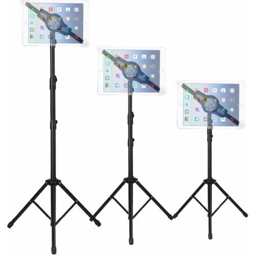 7-11 inch Stretchable Tripod Floor Tablet Phone Stand Holder Height Adjustable Support For iPhone iPad Mini Air Pro Kindle Mount