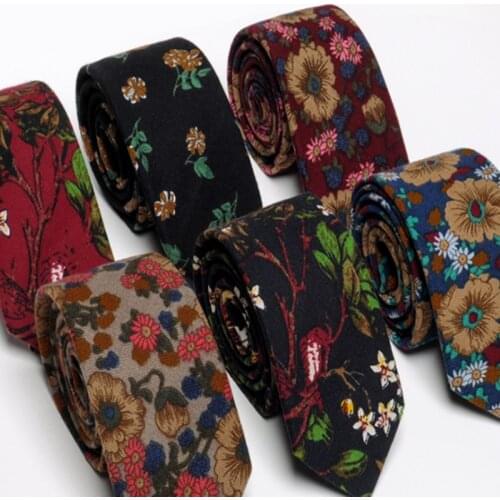 6cm Newest Men Ties Brushed Polyester Cotton Narrow Corbatas Para Hombre Korean Fashion Casual Thin Tie
