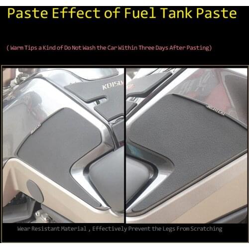 Motorcycle Fuel Tank Paste Motorcycle Modified Anti Scratch Slip 150u Fishbone Protection for Kiden Kd150-u / U1