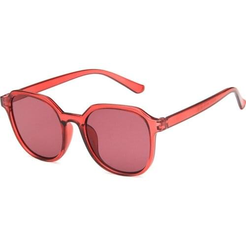 Hot Round Sunglasses Men Candy Color Mirror Lens Eye Sun Glasses Women Goggles gafas de sol Plastic Shades Female