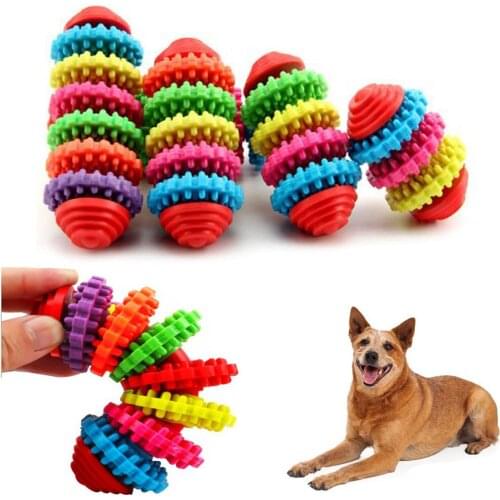 Health Durable Gear Gums Teething Teeth Rubber Pet Cat Dog Toys Pet Dog Puppy Dental Pet Supplies Chew Toys for Large Small Dogs