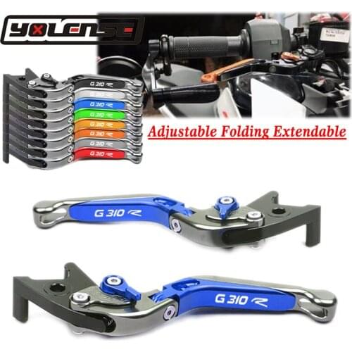 LOGO G310R For BMW G310R G310 R G 310R 2017 2018 Motorcycle Accessories Adjustable Folding Extendable Brake Clutch Levers