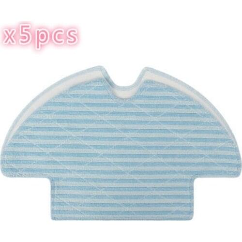 5 pcs mop For Liectroux Q7000 Q8000 vacuum cleaner Robot Vacuum Cleaning parts