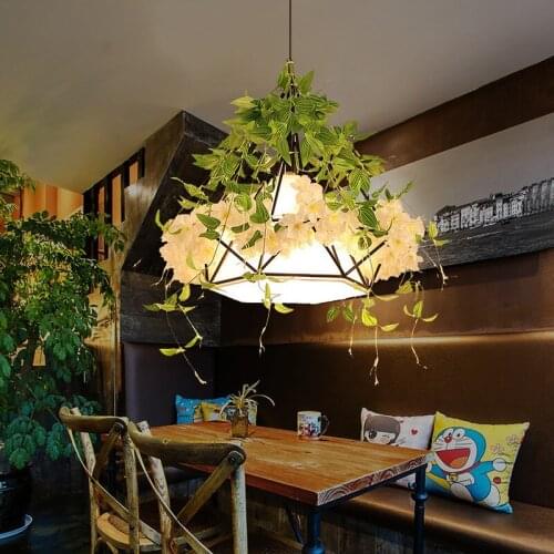 Nordic lustre pendente hanging lamp iron living room restaurant LED pendant lights hanging lamp luminaria pendente