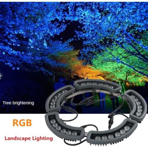 Street Light Fixtures Outdoor Landscape Lighting Splicing Led Tree Holding Lamp 30W DC24V Lawn Lamp Garden Lighting Decoration