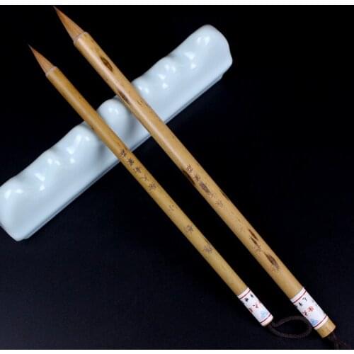 Wolf rhyme trumpet Xu Danan pen Zhuang Xiaokai practice creation special writing brush handmade writing brush