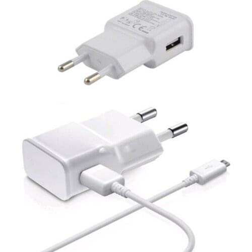 EU Plug Charger for Samsung Galaxy Core Prime G360 G3608 G3609 C7 2016 C5 Pro C7 Pro J7+ J7 PLUS C8 C7 2017 C9 PRO usb Cable