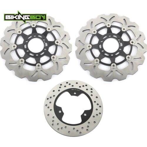 BIKINGBOY R1-Z 250 90-96 TZR 250 RS 92 93 94 95 96 FZR 250 EXUP / R 89- FZR 400 87 88 89 Front Rear Brake Discs Rotors Disks