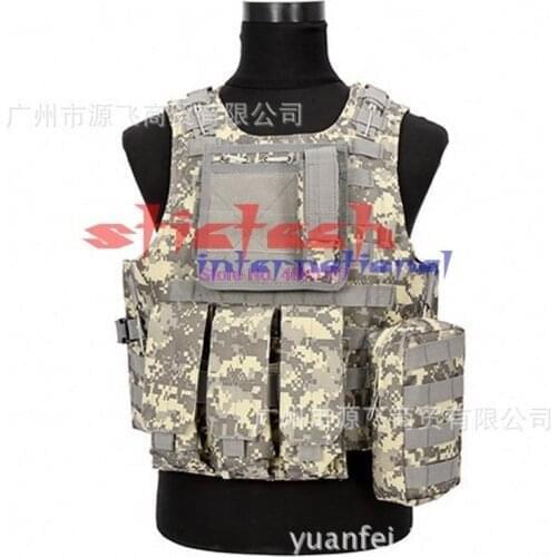 By dhl or ems 10pcs Camouflage Hunting Military Tactical Vest Wargame Body Hunting Vest Outdoor Equipment