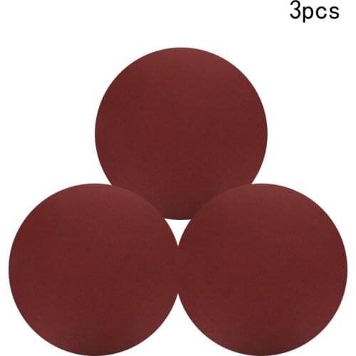 Utoolmart Grit 120/150/180/240 Gum Disc Sandpaper 10-inch 250mm Alumina Round Practical Abrasive Tools 3pcs/5pcs/10pcs