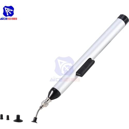 Diymore FFQ939 IC Vacuum Suction Pen L7 IC Easy Pick Picker Tool 3 Suction Headers SMD SMT