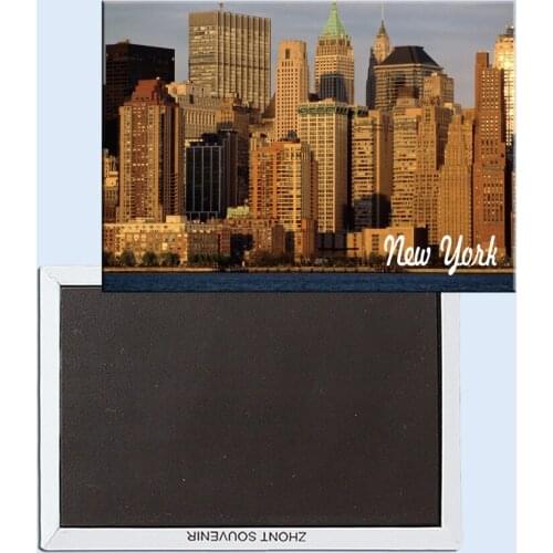Travel Refrigerator Magnets 78*54mm,The Big Apple, New York City, New York Travel Rigid Fridge Magnets 24924