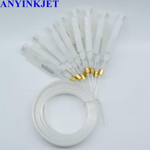 DX5 Damper JV33 JV5 Damper with hose tube with Screw O ring 2 Meter 8 Line Ink Tube for Mimaki JV33 JV5 dx5 printhead printer