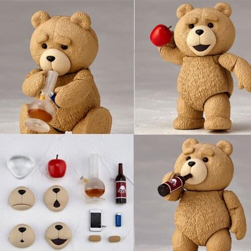 Boxed Teddy Bear Figure Movie TED 2 Ted Action Figure Model Toys 10cm