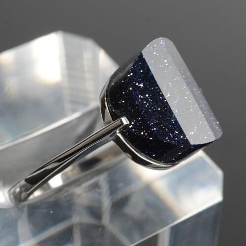 Trendy Men Black Stone Ring Titanium Stainless Steel Retro Party Ring Male Jewelry Accessories Boyfriend Gift