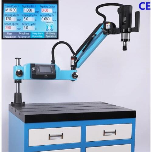 M3-M24 Overseas Warehouse CE Universal Type Electric Tapping Machine Electric Tapper Tapping Machine-working Threading Machine