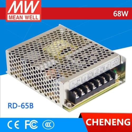 MEAN WELL original RD-65B meanwell RD-65 68W Dual Output Switching Power Supply