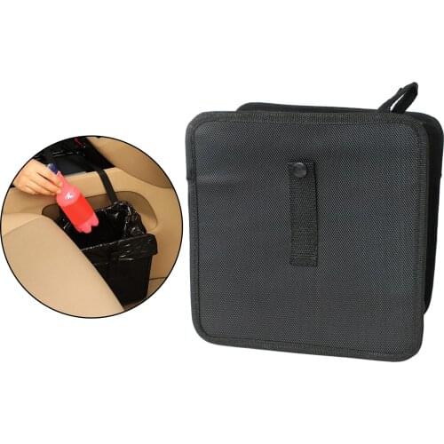 Multipurpose Auto Folding Trash Can Oxford Cloth Keep Car Clean Save Space