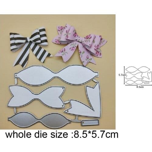Layering bow-knot Bow Metal Cutting Dies Stencils for DIY Scrapbooking/photo album Decor Embossing Paper Cards Making Craft dies