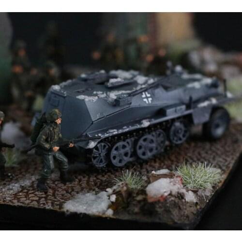 Military Simulation Scene Series Grass Root Vegetation Train Construction Mater Model Sand Railway Landscape Tree Diy Table F6F0