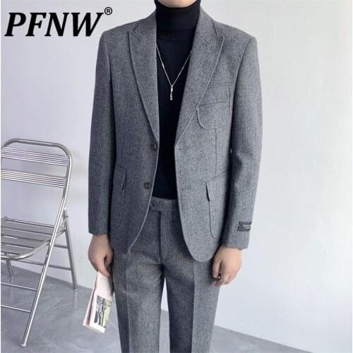 Мужские костюмы и пиджаки PFNW China At AliExpress