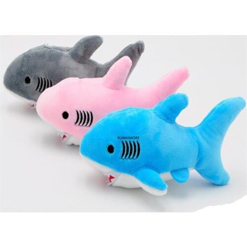 Multi-Sizes 5CM-18CM Ocean Plush Stuffed , Keychain Gift Dolphin Shark Animal Doll