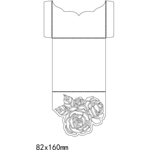 Rose flower lacework frames Metal cutting dies stencils For DIY Scrapbooking Album Paper Card Photo Album Decor Craft cut die