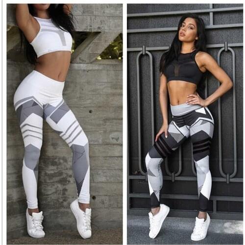 Yoga Pants 2018 GYM Leggings Women Sport Pants Running Jogging Fitness Yoga Leggings Patchwork High Elastic Gym Leggings