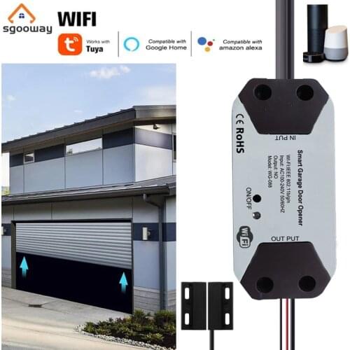 Tuya Smart Wifi Garage Door Opener /Closed Compatible With Alexa Googel Home Smart Life