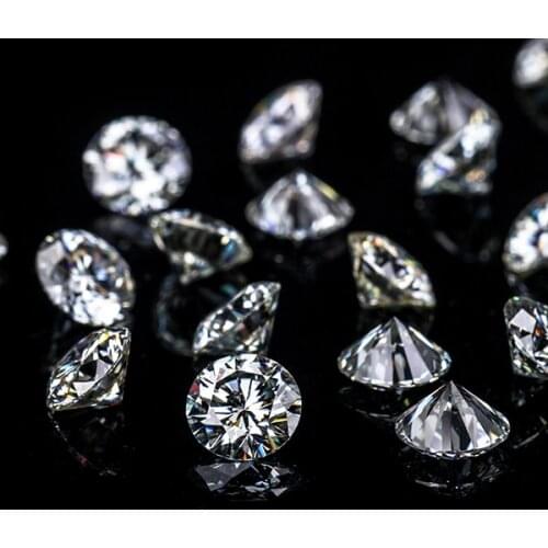 STARSGEM IJ 5mm losose moissanite round brilliant cut gemstone loose moissanite ready to ship for jewelry making