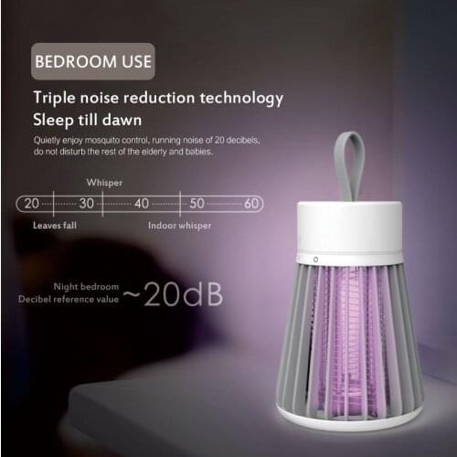 USB Charging LED Electric Shock Type Mosquito Lamp Mosquito Repellent Photocatalyst Portable Lamp For Home Outdoor