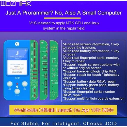 JC V1S Mobile Phone Code Read And Write Programmer for iPhone 7-11Pro Max Screen Code Battery Code Fingerprint Programmer