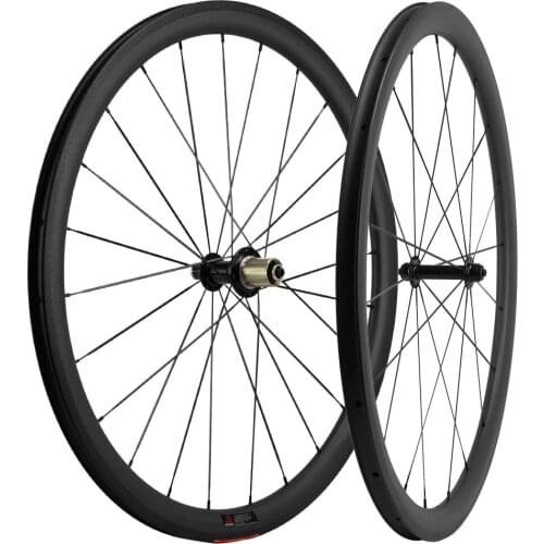 T700C Carbon Wheelset 38mm Road Bicycle Wheels UD Matte bike width 25mm