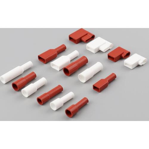 6.3 Silicone Sheath Terminal Protector High Temperature Resistant Spring Jacket