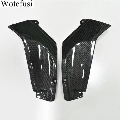 Wotfsi Pair of Motorcycle Carbon Fiber Left & Right Side Cover Panel Part Fairing Bodywork For Yamaha R1 1998-2001 [PA521]