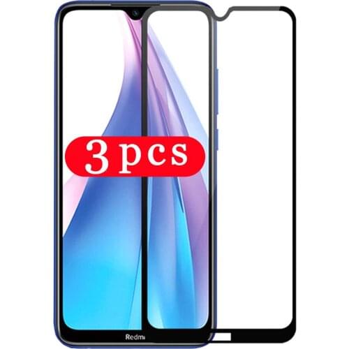 3Pcs tempered glass for xiaomi redmi 10X note 9s 9 pro MAX 9C 9A redmi note 8 pro 8T 8A protective film phone screen protector