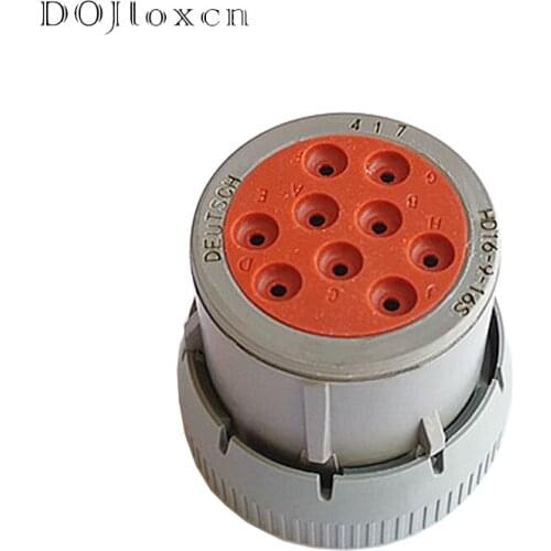 1/5/10/20/Sets 9 Pin Original Authentic Deutsch Wiring Plug Female Waterproof Gray Connector Socket HD16-9-61S/3163981