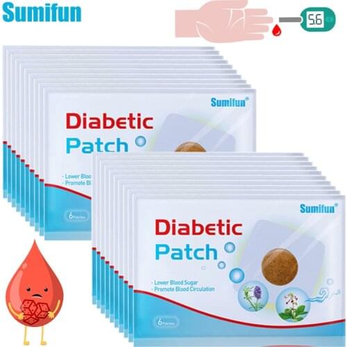 120pcs=20bags Diabetic Patch Chinese Herbal Stabilizes Blood Sugar Level Lower Blood Glucose Sugar Balance Medical Plaster D1809