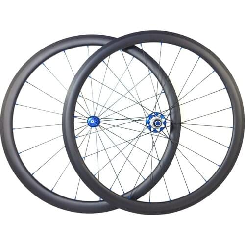 1320g 700c 38mmx23mm Clincher road bicycle V-brake wheelset 23mm wide carbon hub Powerway R51 HG XDR (2:1) Pillar wing 20 spokes