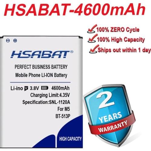 HSABAT 3550mAh Battery For Leagoo M5 Battery BT-513P Smart Mobile Phone Battery