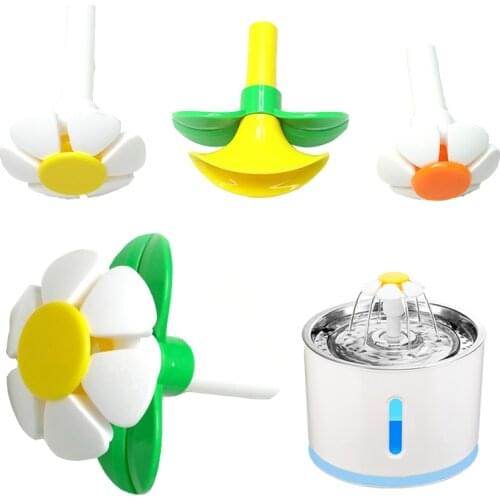 Cat Water Fountain Accessories Flower Water-tap Pet Dog Drinking Bowl Water Dispenser Feeder
