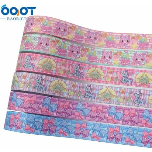 3/8”Cat Bowknot Decoration Gift Wrapping Printed Grosgrain Ribbon,10yrds DIY Handmade Headwear Accessories,L-20716-681